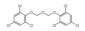 1,1'-[Oxybis(methyleneoxy)]bis[2,4,6-trichlorobenzene] structure