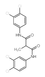 Propanediamide,N1,N3-bis(3,4-dichlorophenyl)-2-methyl-结构式