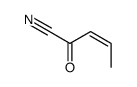 but-2-enoyl cyanide结构式