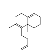 8-but-3-enyl-4,7,8a-trimethyl-2,3,5,6-tetrahydro-1H-naphthalene Structure