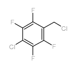 1-chloro-4-(chloromethyl)-2,3,5,6-tetrafluorobenzene Structure