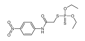 2-diethoxyphosphinothioylsulfanyl-N-(4-nitrophenyl)acetamide Structure