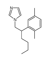 1-[2-(2,5-dimethylphenyl)hexyl]imidazole结构式