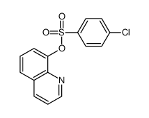 quinolin-8-yl 4-chlorobenzenesulfonate Structure