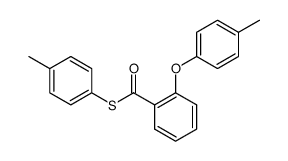 S-(4-Methylphenyl)-2-(4-methylphenoxy)-thiobenzoat Structure