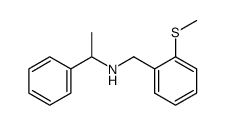 (2-Methylsulfanyl-benzyl)-(1-phenyl-ethyl)-amine Structure