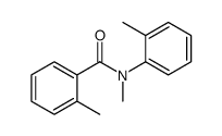 N,2-dimethyl-N-(2-methylphenyl)benzamide结构式