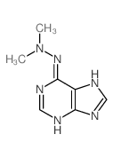 Purine, 6- (2,2-dimethylhydrazino)- structure