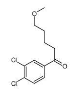 1-(3,4-dichlorophenyl)-5-methoxypentan-1-one结构式