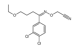 2-[[1-(3,4-dichlorophenyl)-4-ethoxybutylidene]amino]oxyacetonitrile结构式