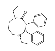 1,5-diethyl-2,3-diphenyl-1,3,5,2-triazaborocan-4-one Structure