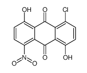 1-chloro-4,8-dihydroxy-5-nitroanthracene-9,10-dione Structure