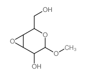b-D-Galactopyranoside, methyl3,4-anhydro-结构式