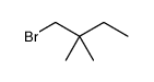 1-bromo-2,2-dimethylbutane Structure