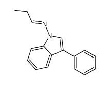 N-(3-phenylindol-1-yl)propan-1-imine Structure