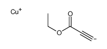 copper(1+),ethyl prop-2-ynoate Structure