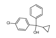 α-Cyclopropyl-α-phenyl-p-chlorobenzyl-alkohol结构式