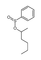 hexan-2-yl benzenesulfinate Structure