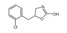 5-[(2-chlorophenyl)methyl]-1,3-oxazolidin-2-one Structure