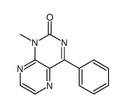 1-methyl-4-phenylpteridin-2-one结构式