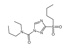 3-butylsulfonyl-N-ethyl-N-propyl-1,2,4-triazole-1-carboxamide结构式