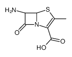4-Thia-1-azabicyclo[3.2.0]hept-2-ene-2-carboxylicacid,6-amino-3-methyl-7-oxo-,(5R-trans)-(9CI)结构式