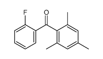 (2-fluorophenyl)-(2,4,6-trimethylphenyl)methanone Structure