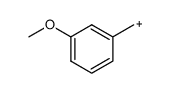 (3-methoxyphenyl)methylium结构式