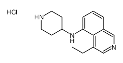 4-ethyl-N-piperidin-4-ylisoquinolin-5-amine,hydrochloride Structure