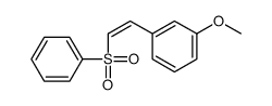 1-[2-(benzenesulfonyl)ethenyl]-3-methoxybenzene结构式