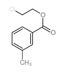 2-chloroethyl 3-methylbenzoate structure