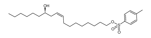 (R,Z)-12-hydroxyoctadec-9-en-1-yl 4-methylbenzenesulfonate Structure