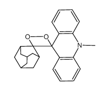 10-methyl-10H-dispiro[acridine-9,3'-[1,2]dioxetane-4',2''-adamantane] Structure