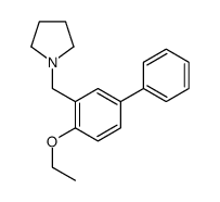 3-Pyrrolidino-N-methyl-4-ethoxybiphenyl Structure