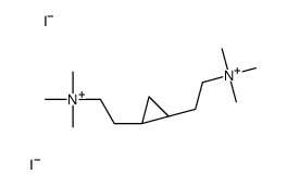trimethyl-[2-[(1S,2S)-2-[2-(trimethylazaniumyl)ethyl]cyclopropyl]ethyl]azanium,diiodide Structure