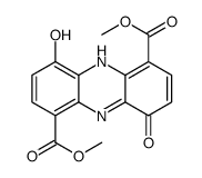 dimethyl 4-hydroxy-9-oxo-5H-phenazine-1,6-dicarboxylate结构式