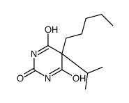 5-Isopropyl-5-pentyl-2,4,6(1H,3H,5H)-pyrimidinetrione structure