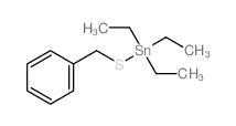 Stannane,triethyl[(phenylmethyl)thio]- structure