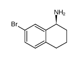 (S)-7-Bromo-1,2,3,4-tetrahydro-naphthalen-1-ylamine Structure