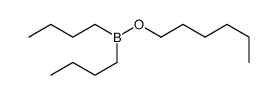 dibutyl(hexoxy)borane Structure