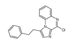 4-chloro-1-(2-phenylethyl)imidazo[1,2-a]quinoxaline结构式