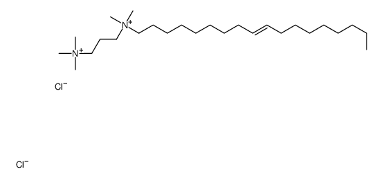 (Z)-N,N,N,N',N'-pentamethyl-N'-octadec-9-enyl-N,N'-propane-1,3-diyldiammonium dichloride structure