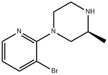 (S)-1-(3-bromopyridin-2-yl)-3-methylpiperazine structure