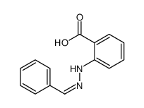 2-(2-benzylidenehydrazinyl)benzoic acid结构式