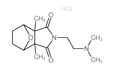 4,7-Epoxy-1H-isoindole-1,3(2H)-dione,2-[2-(dimethylamino)ethyl]hexahydro-3a,7a-dimethyl-, hydrochloride (1:1) picture