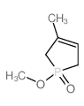 1H-Phosphole,2,5-dihydro-1-methoxy-3-methyl-, 1-oxide结构式