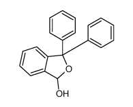 3,3-diphenyl-1H-2-benzofuran-1-ol Structure