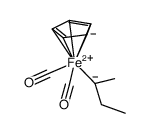[(η5-C5H5)(CO)2Fe(sBu)]结构式