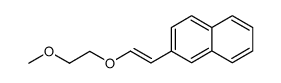 1-(2-Naphthyl)-2-(2-methoxyaethoxy)aethen结构式
