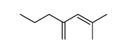 4-methyl-2-propyl-penta-1,3-diene Structure